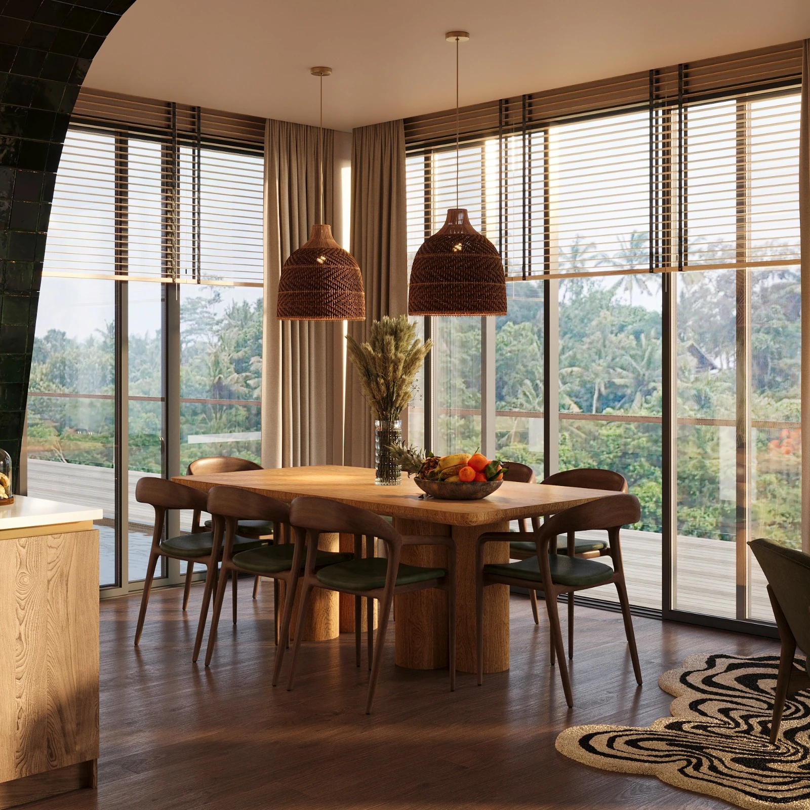 2 Bedroom residence, interior design visualisation