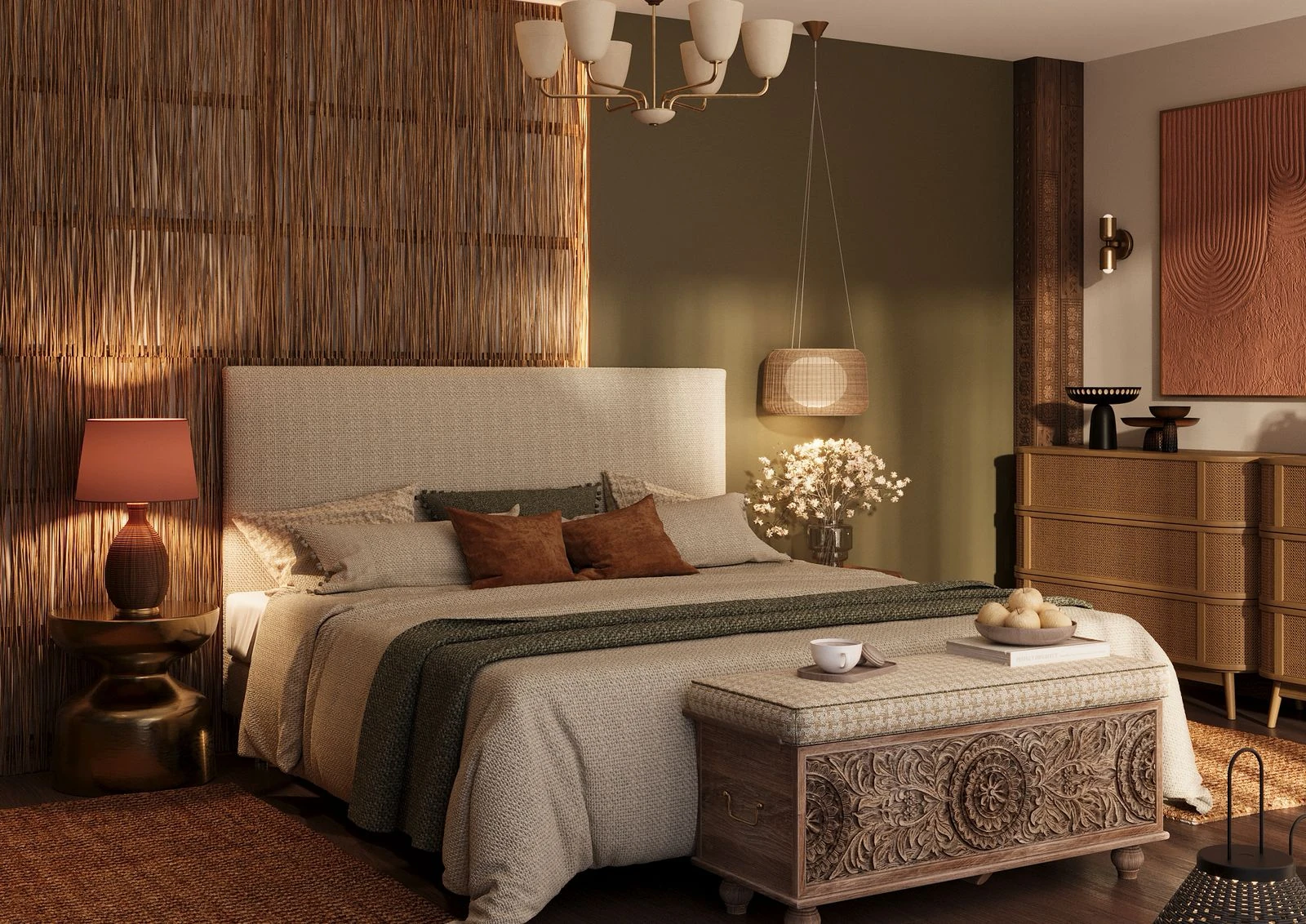 2 Bedroom residence, interior design visualisation
