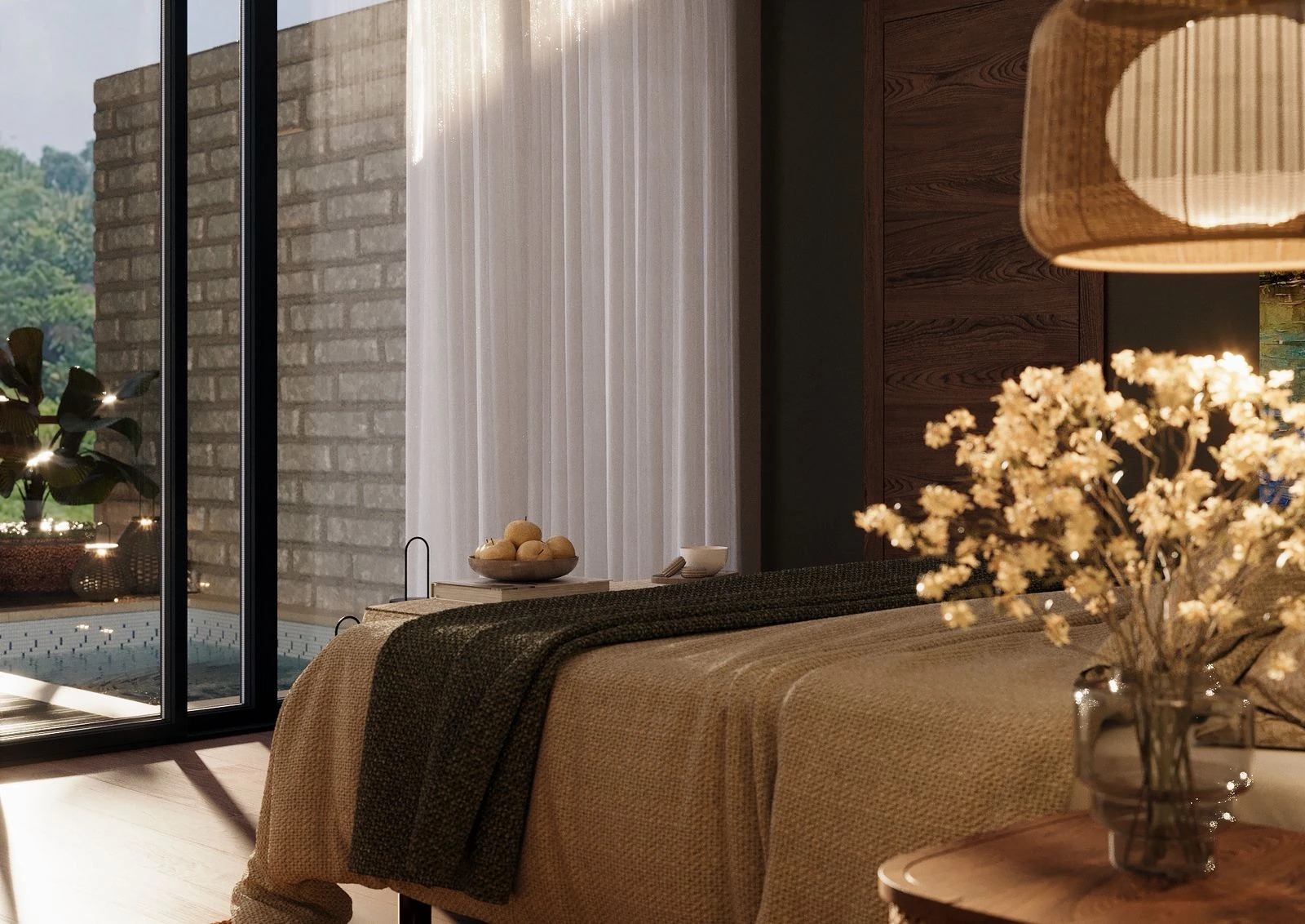 2 Bedroom residence, interior design visualisation