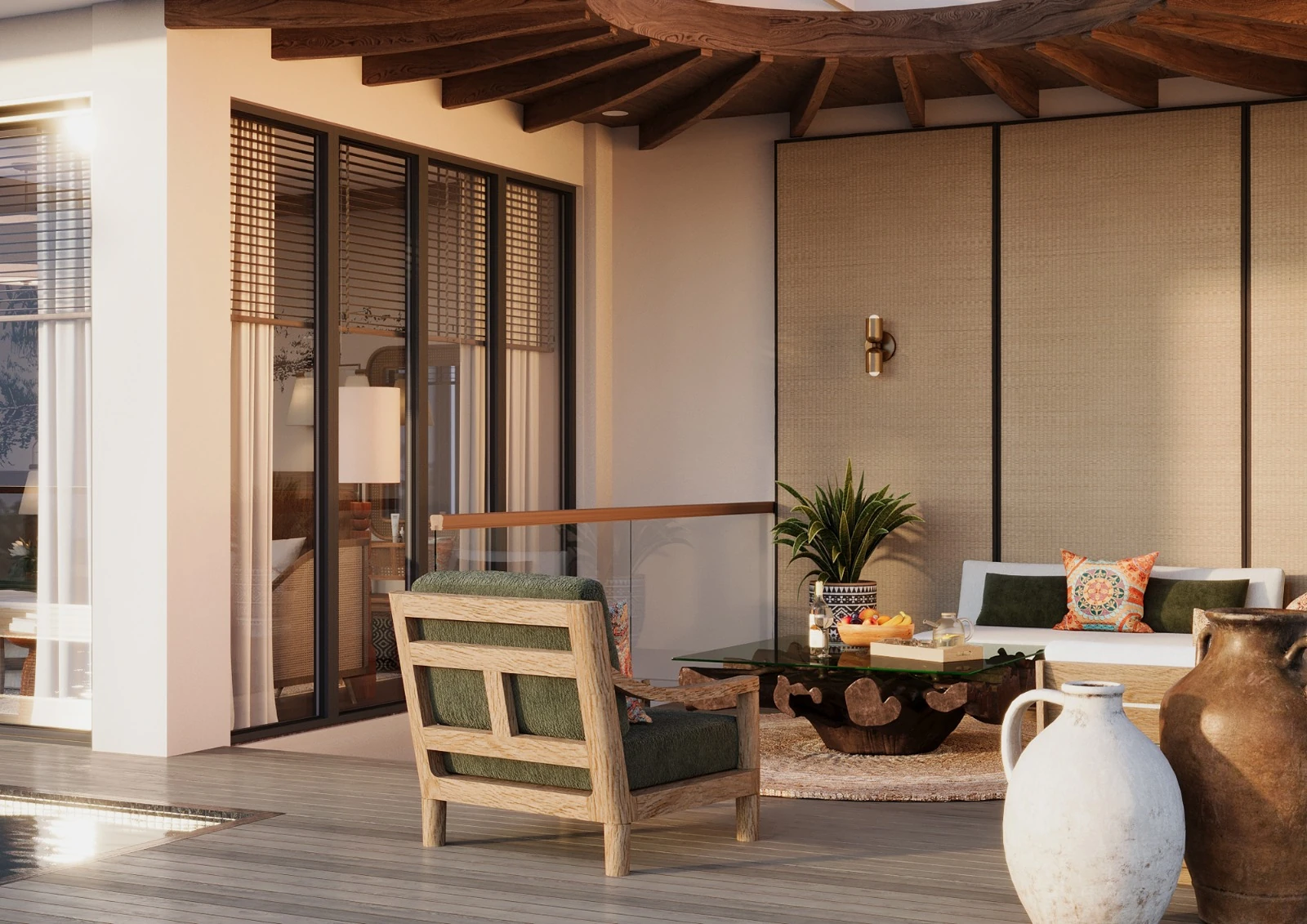2 Bedroom villa render